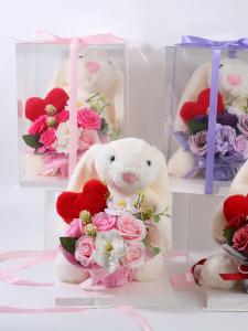33160 Long eared Rabbit Flower Box