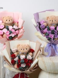 43067 Teddy Bear Manta Big Bouquet